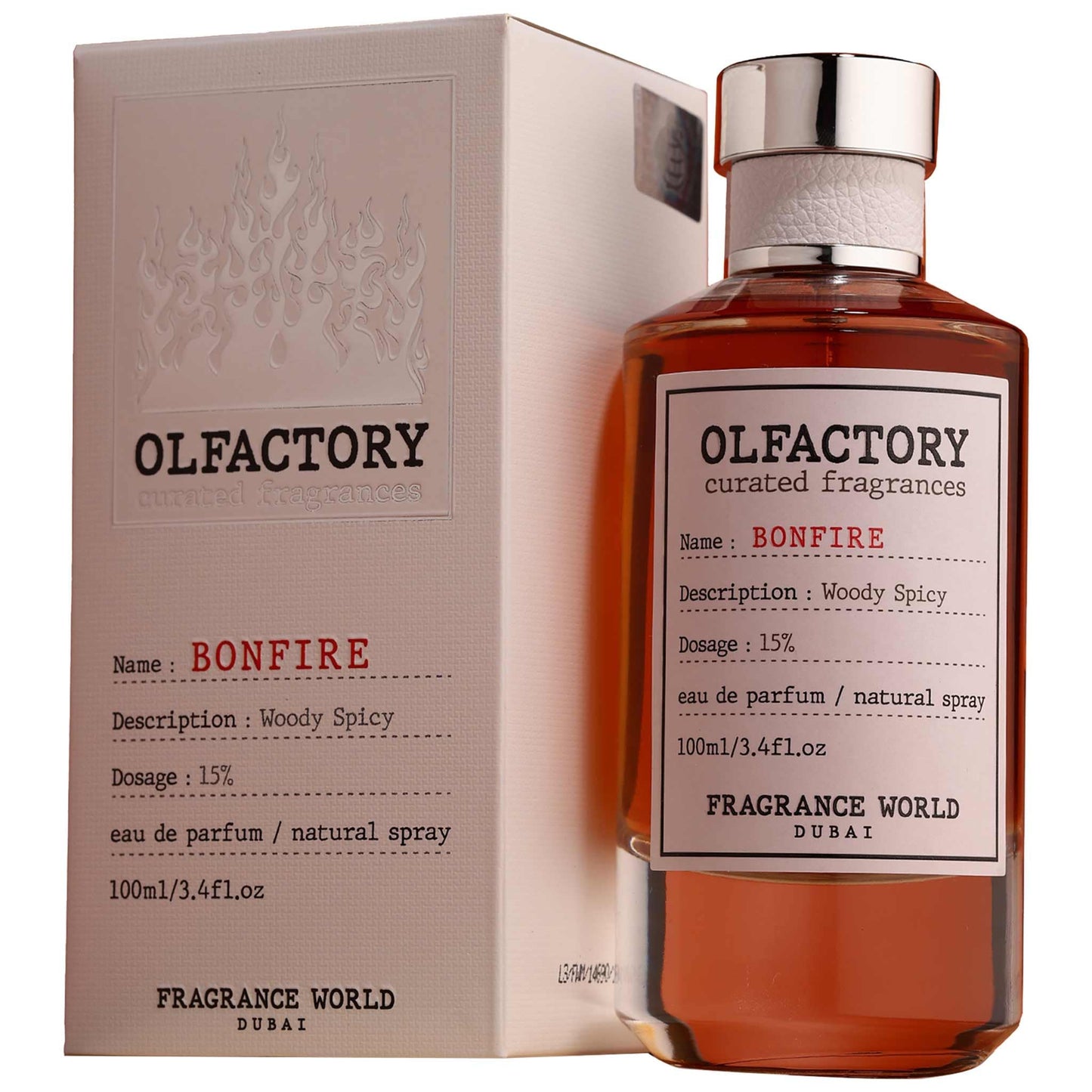 Olfactory Bonfire Fragrance World – Parfum arabe (EDP, 100 ml)