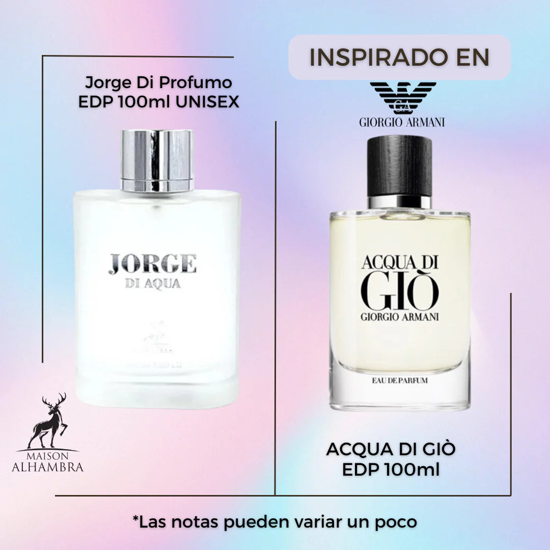 Jorge di Profumo Aqua Maison Alhambra pour homme