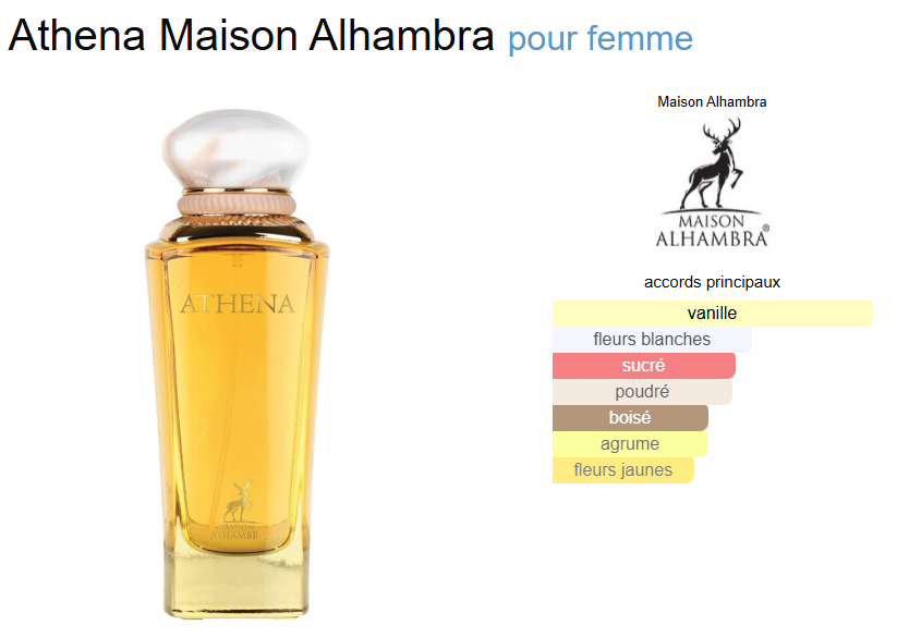 Athena Maison Alhambra pour femme-100 ml