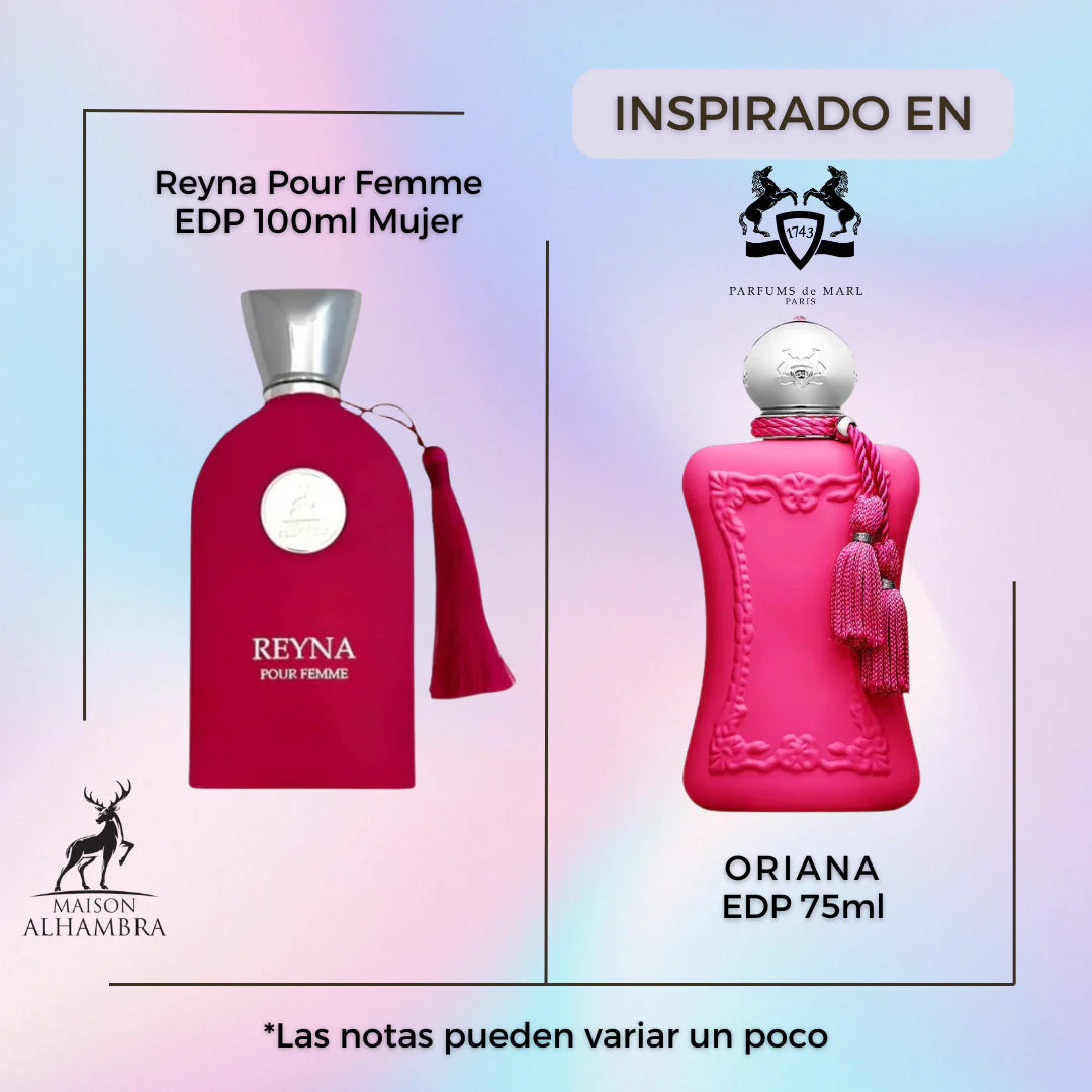 Reyna Pour Femme by maison Alhambra Eau de parfum