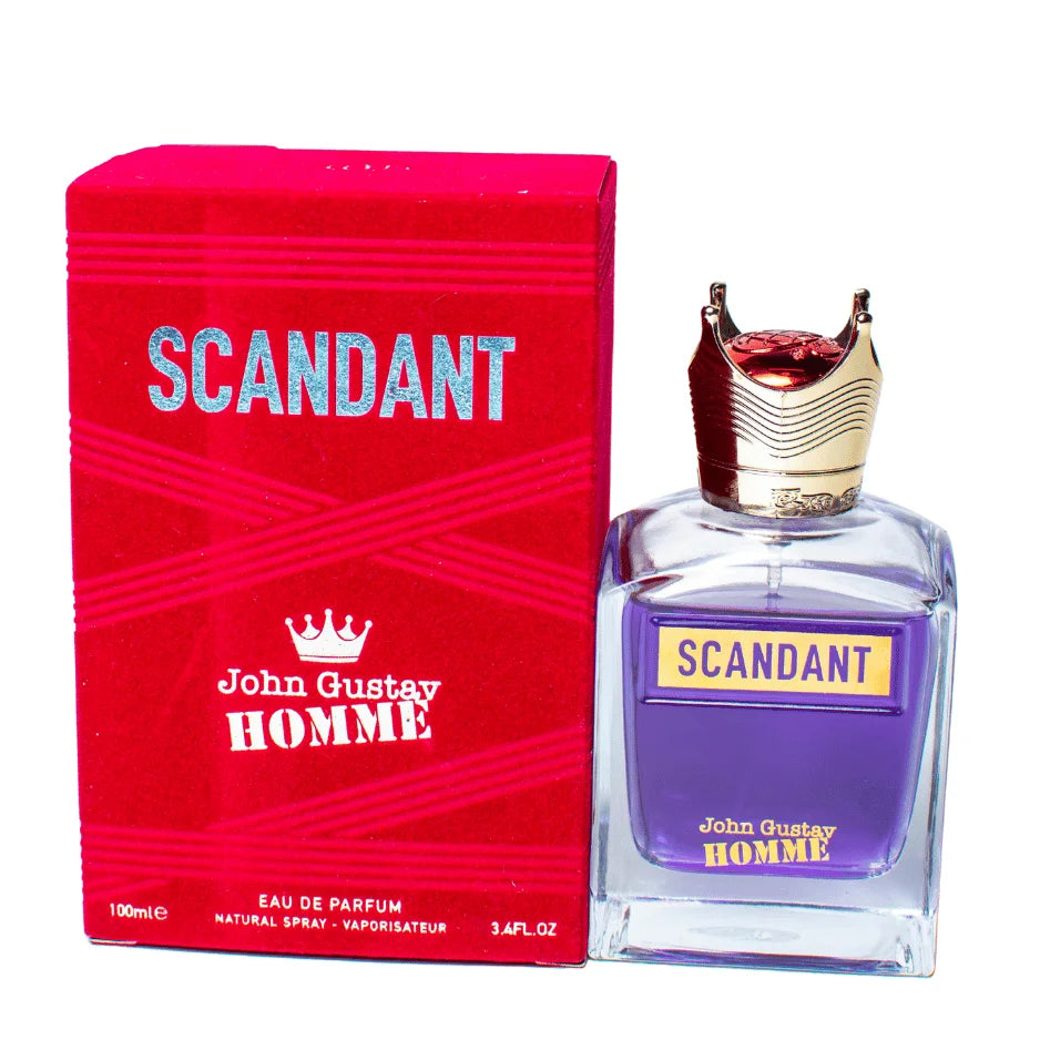 John Gustav Homme Scandant | Eau De Parfum 100ml | par Fragrance World * Inspired By Scandal Pour Homme *