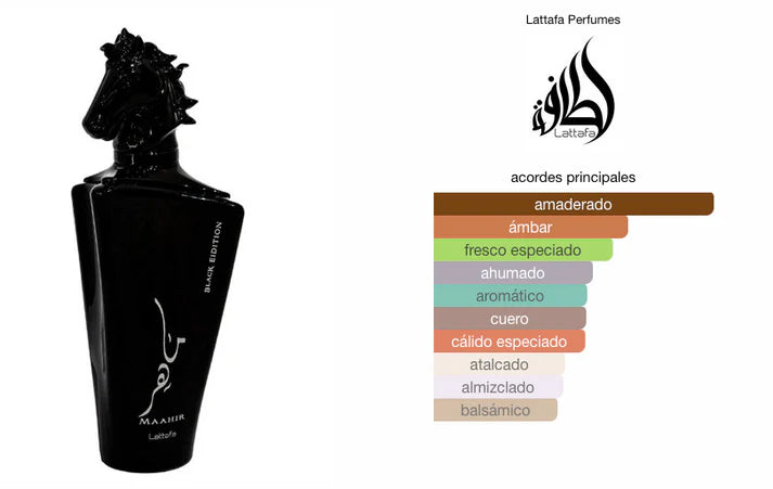 Maahir Black Edittion Lattafa - 100ml - Eau de Parfum - Made in Dubai