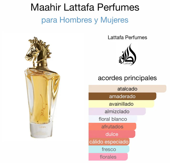 Maahir Lattafa Perfumes pour homme et femme - EAU DE PARFUM 100 ML