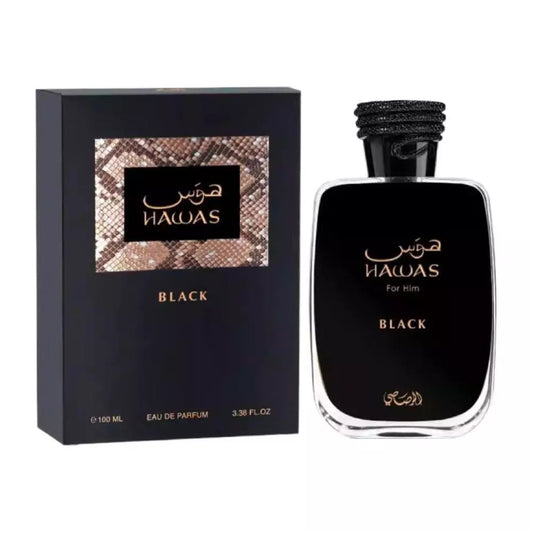Hawas Black Rasasi Parfum pour homme 100ml