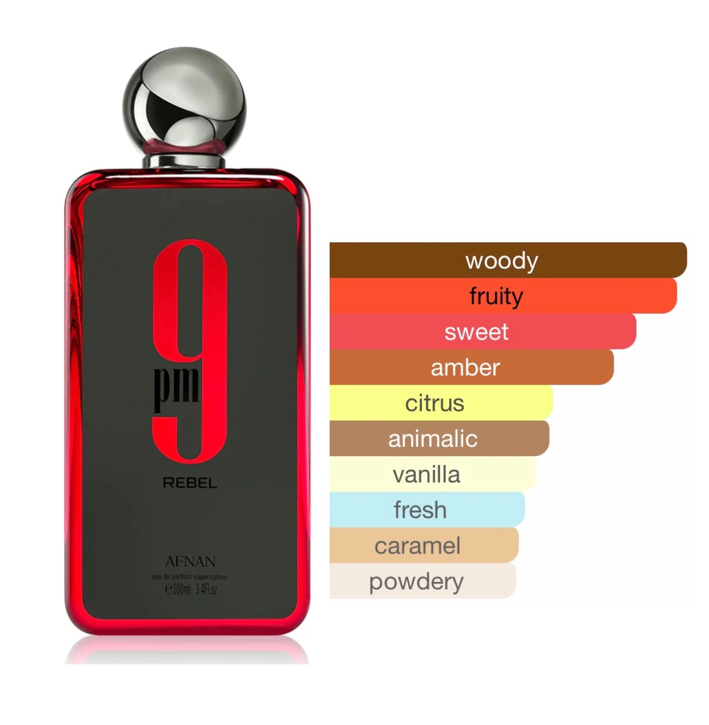 AFNAN 9PM REBEL – EAU DE PARFUM HOMME – 100 ML