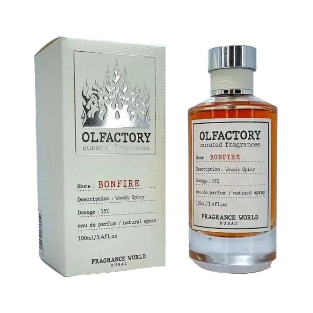 Olfactory Bonfire Fragrance World – Parfum arabe (EDP, 100 ml)