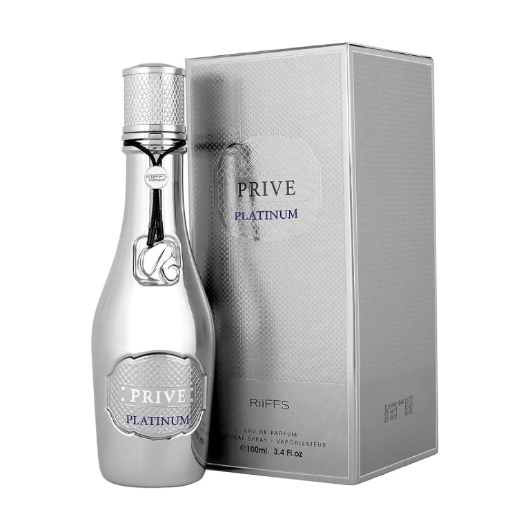 Privè Platinum Silver Riiffs Parfum Unisexe 100ml