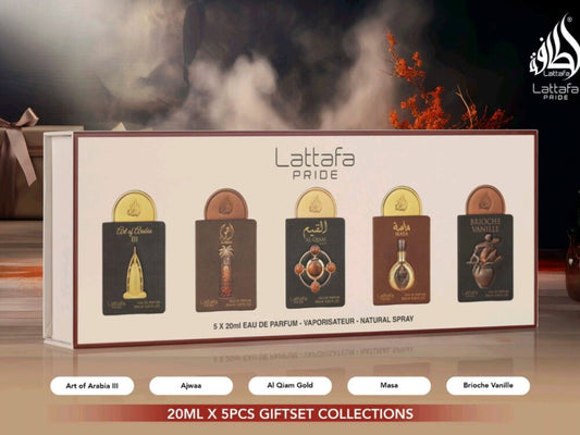 GIFT LATTAFA PRIDE COLLECTION 20ML 5 PARFUM ART OF ARABIA 3