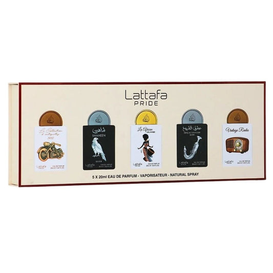 GIFT Lattafa Pride Eau de Parfum Coffret Cadeau Collection No.5 (5 x 20 ml) (Coffret Cadeau)
