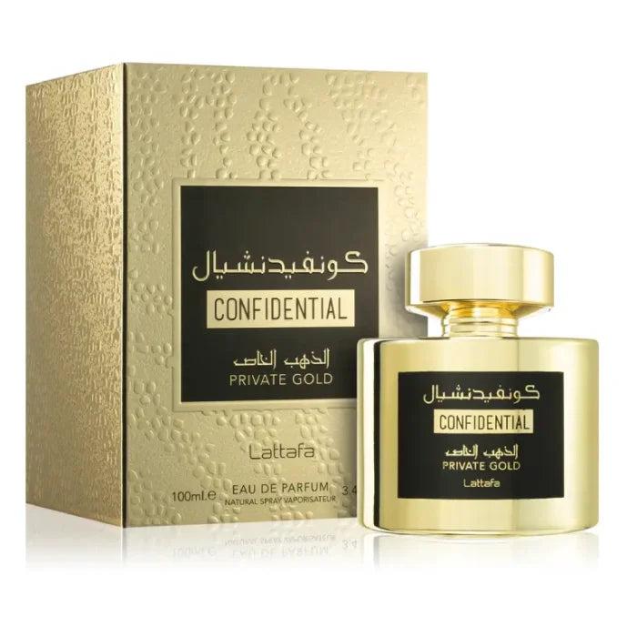 Lattafa
Confidential Private Gold Lattafa Eau de Parfum Unisexe