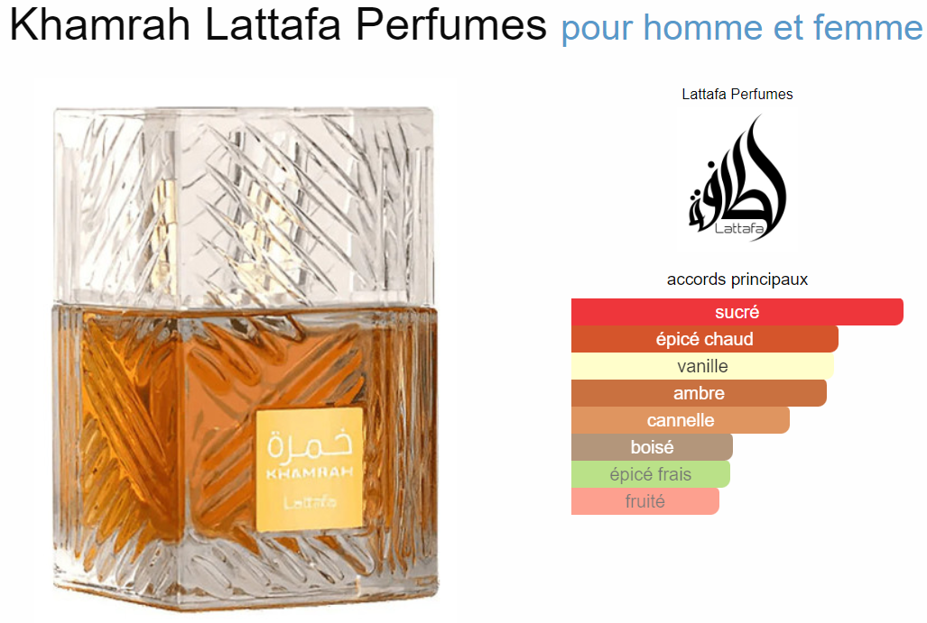 KHAMRA - Eau de parfum 100 ML