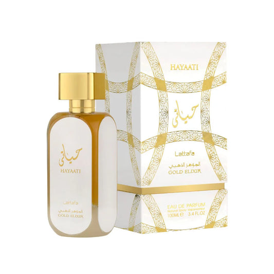 Hayaati Gold Elixir Lattafa Perfumes pour homme et femme 100 ML