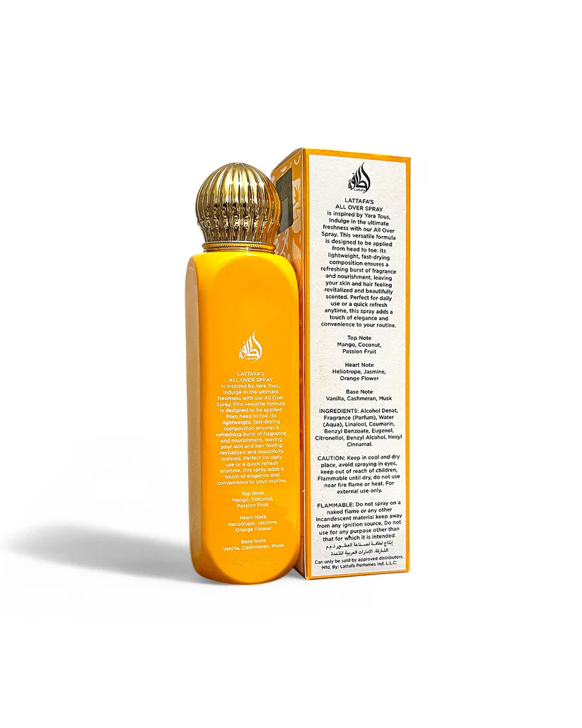 BRUME SPRAY ALL OVER LATTAFA YARA TOUS 150ML