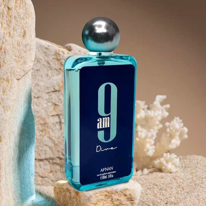 AFNAN – 9AM Dive une élégance aquatique rafraîchissanter Eau de Parfum Unisexe – 100ml