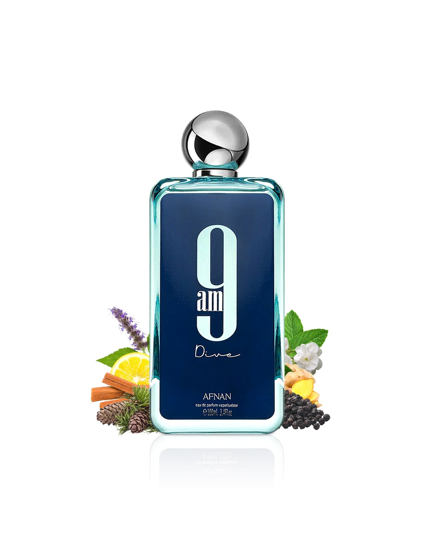 AFNAN – 9AM Dive une élégance aquatique rafraîchissanter Eau de Parfum Unisexe – 100ml